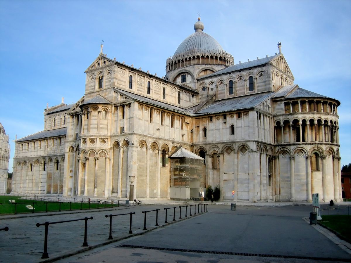 The cathedral and baptistery